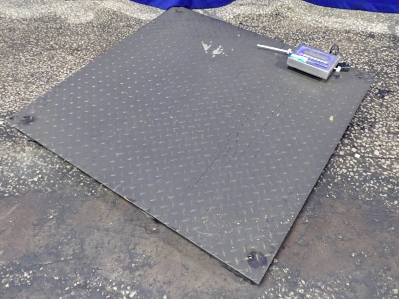 Industrial Scales  5000 Lbs / 48" X 48" Digital Floor Scale  - Lp760-4x4