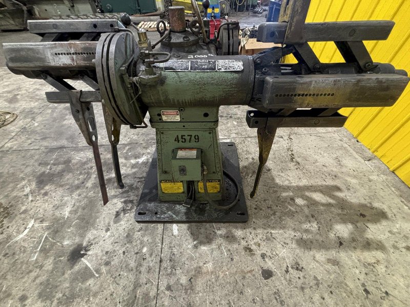 2,000 LBS X 12" LITTELL MODEL #20-12 DOUBLE END PULL OFF UNCOILER COIL REEL: STOCK #23710