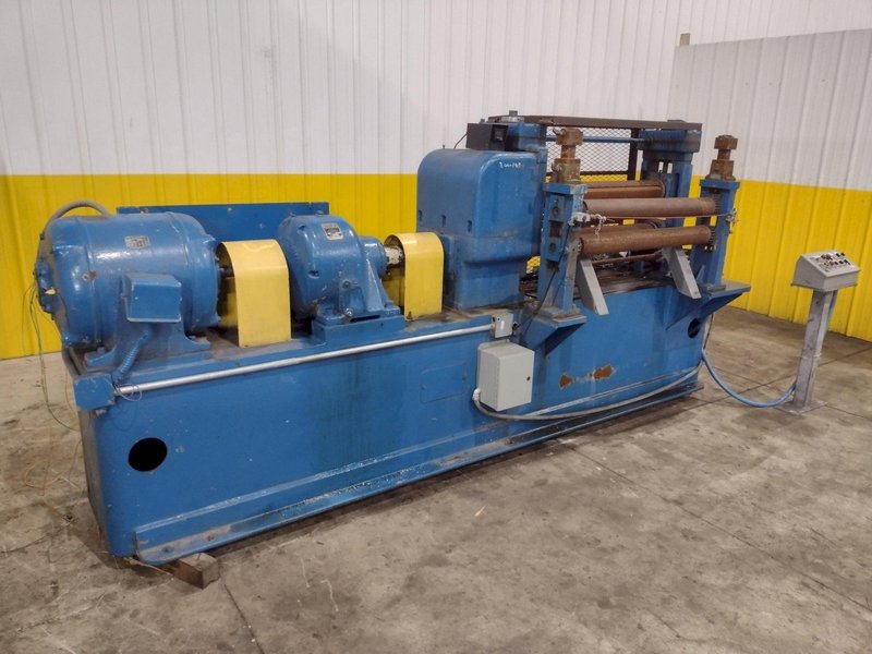 36” WIDE YODER SLITTING HEAD WITH POWERED FEED ROLLS: STOCK  #22951