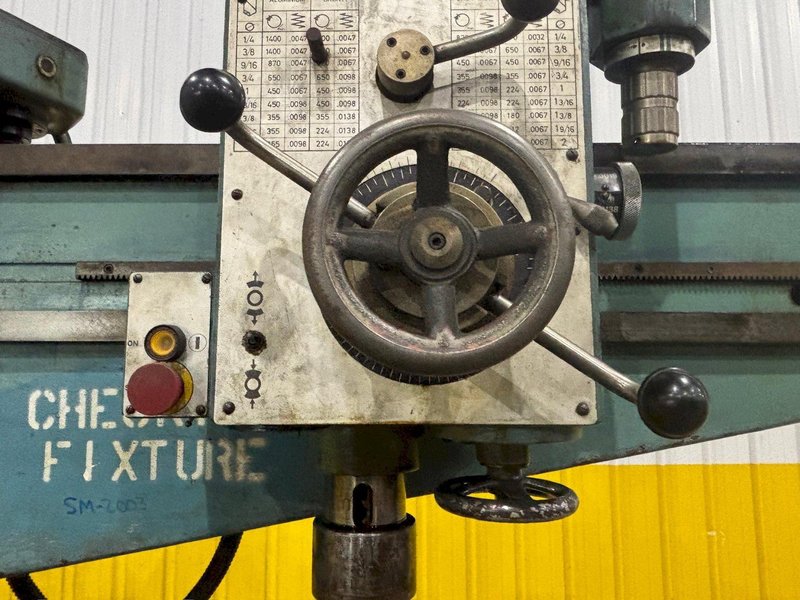 4' x 11" FORADIA SOUTH BEND MODEL #GR50-1200 RADIAL DRILL: YOBRO #24134