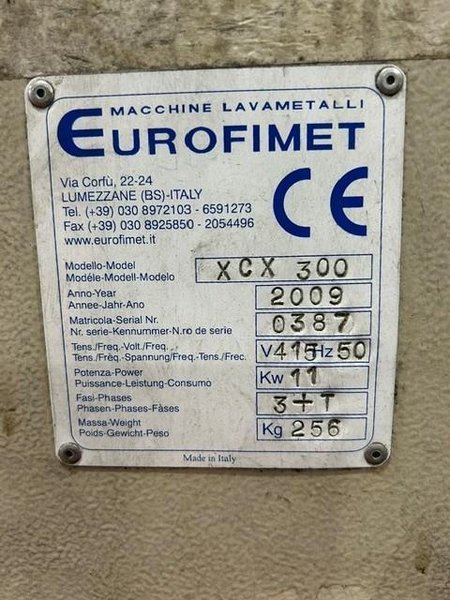 Eurofimet Wash Machine