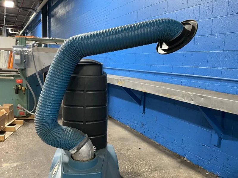 Nederman .75 Hp Filter Cart Fume And Dust Extractor W/ Extractor Arm - 12644245