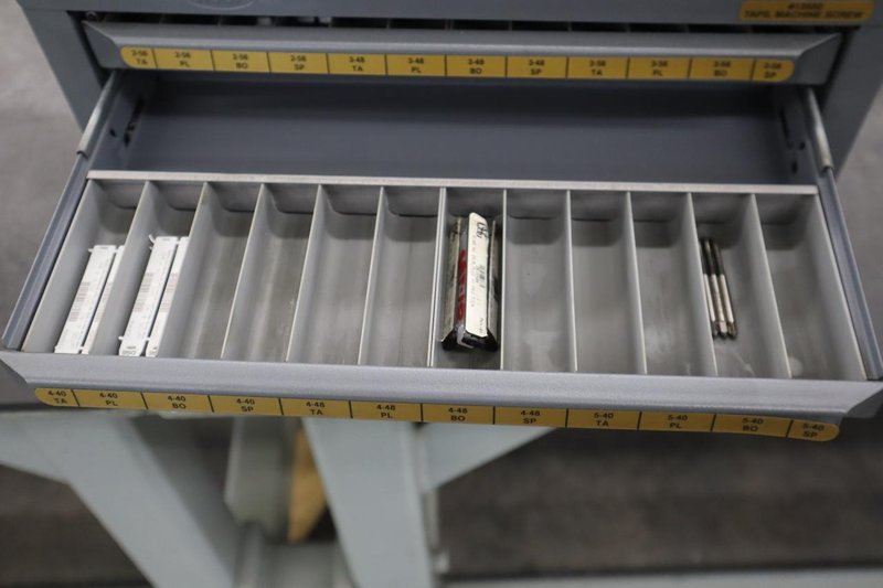 Huot Drill Index, Taps - 5 Drawer- Auction Item