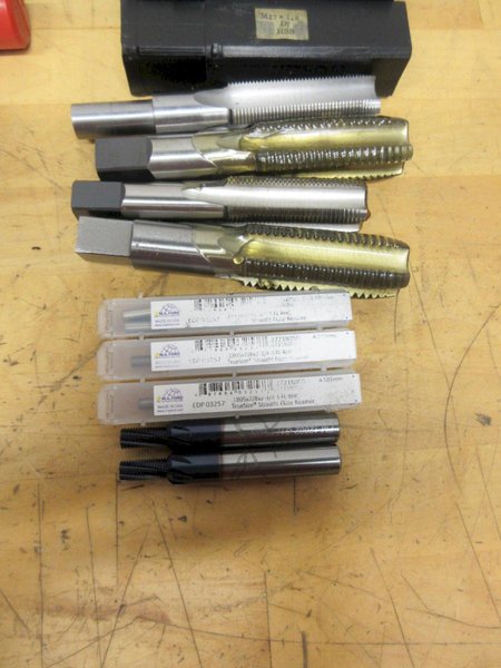 HSS and Carbide Reamers and Variety of Taps- Auction Item