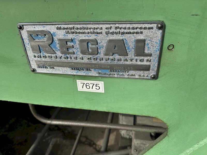 10,000 LB  X 30" REGAL COIL CRADLE &amp; STRAIGHTENER:  STOCK#77222