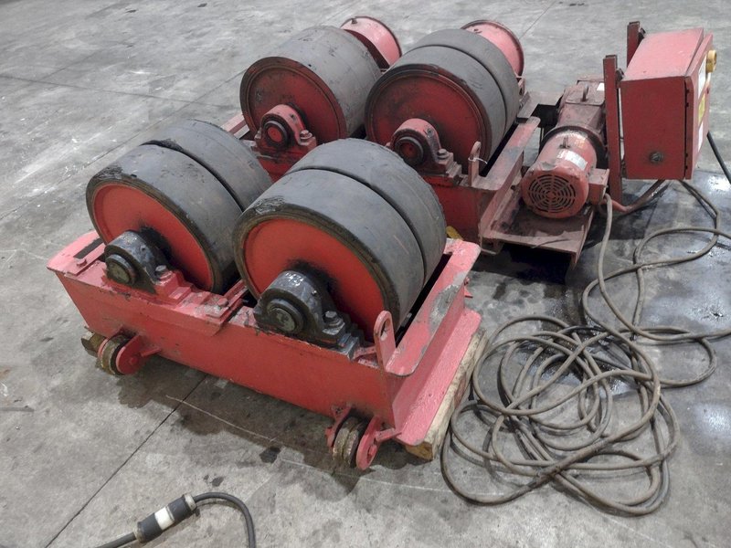 60 TON WELDWIRE MODEL #WWRD/WWRI-30 POWERED TANK TURNING ROLL SET, DRIVE &amp; IDLER : YOBRO #25738
