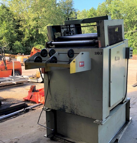 36" x 18 GA AMERICAN STEEL LINE 7-ROLL COIL STOCK STRAIGHTENER
