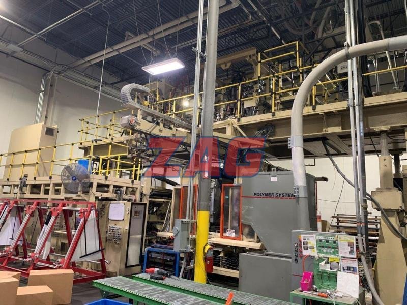 Kautex Used KB 250/64 Accumulator Head Blow Molding Machine, Single Head, 50 lbs