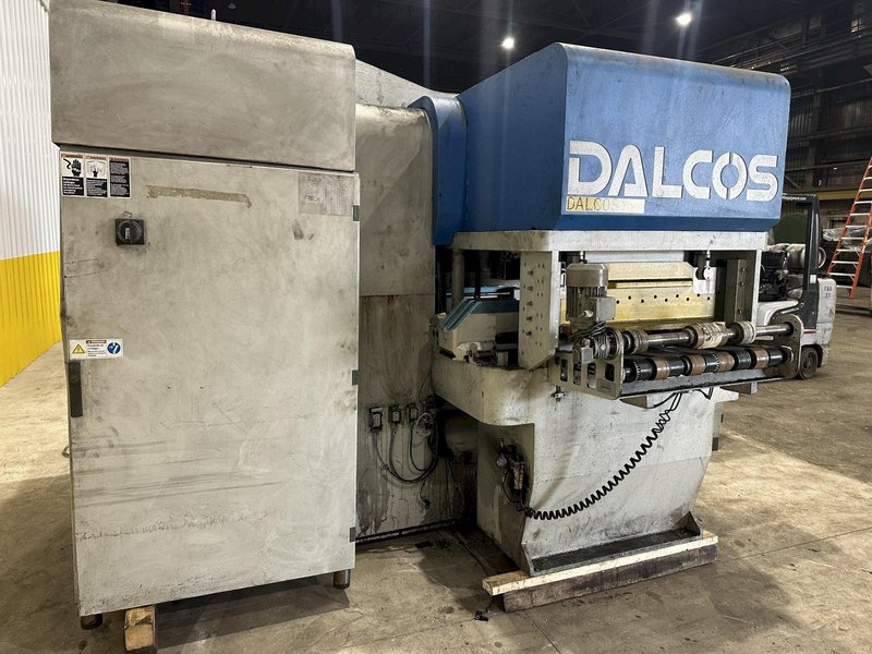 30" x 14 GA DALCOS MODEL #PXN-800 AUTOMATIC COIL HYDRAULIC PUNCHING MACHINE: STOCK #20332