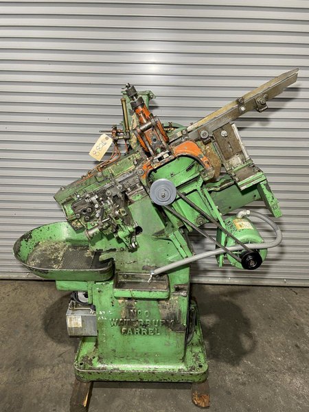 #0 Waterbury Flat Die Thread Roller W/ ITW 515 Sems Unit