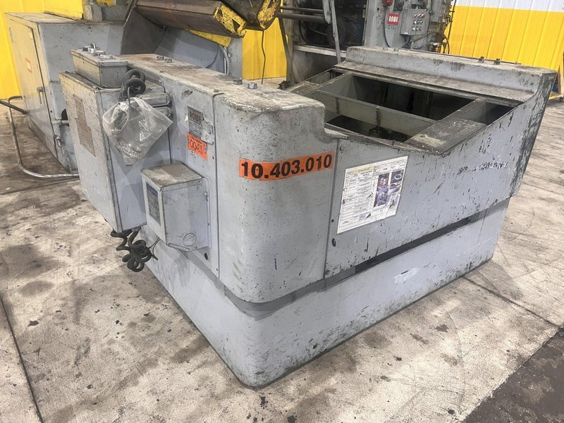 40" X 12,000 LBS X .110" ROWE COIL REEL, CAR, &amp; STRAIGHTENER FEED LINE: STOCK #21627