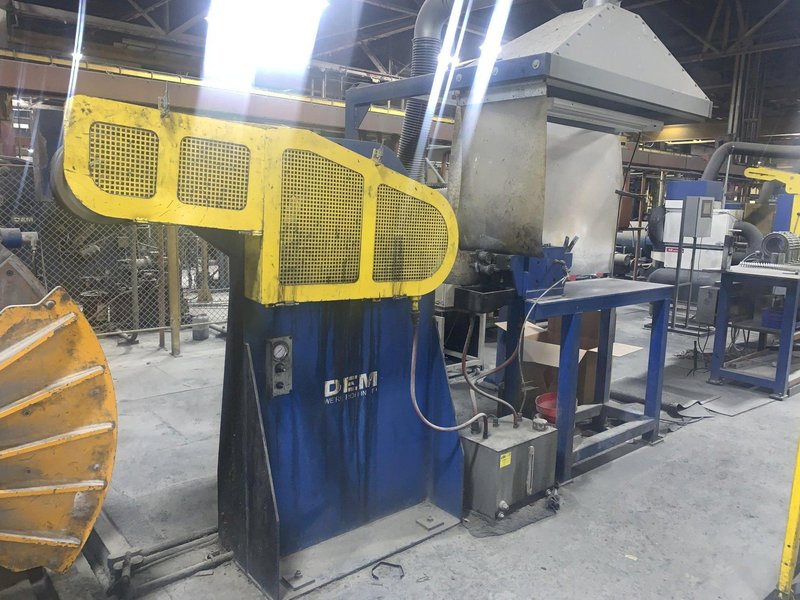 .512" X 12" X 4 STAND DEM WIRE FLATENING ROLLING MILL LINE, YEAR 2017: STOCK #13898