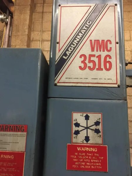1995 LAGUN LAGUNMATIC VMC-3516 | Machining Centers, Vertical