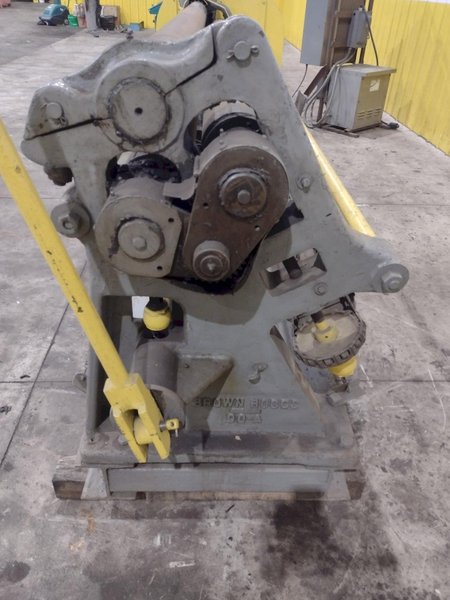 10' X 12 GA BROWN &amp; BOGGS MODEL #90-A INITIAL PINCH BENDING ROLL: YOBRO #24377