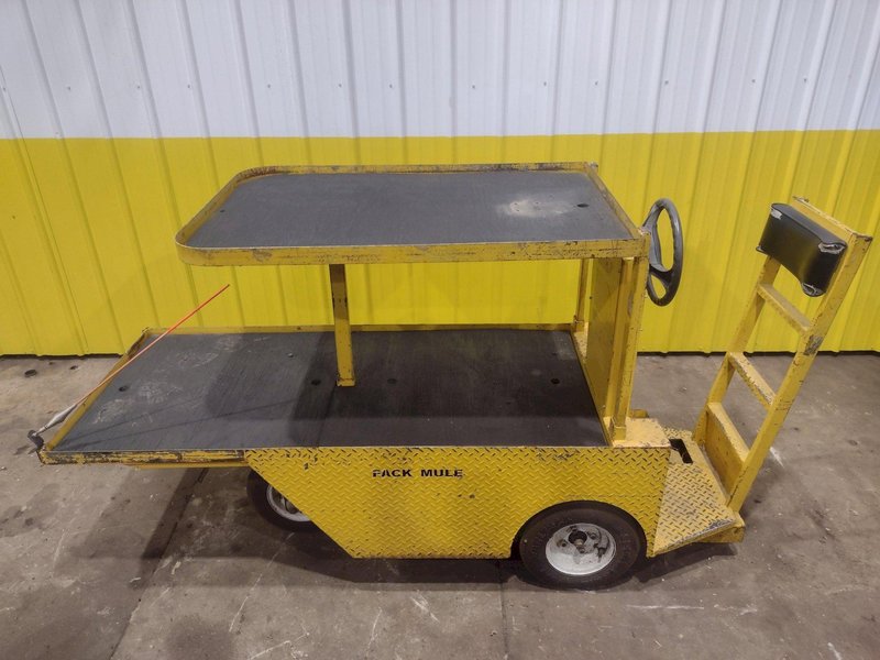 36V PACK MULE MODEL #SC-775-6SA ELECTRIC MATERIAL HANDLING CHASER CART: STOCK #21679