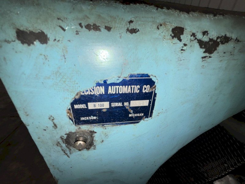 PRECISION AUTOMATICS MODEL #B-100 ROTARY TUNNEL PARTS WASHER: YOBRO #23814