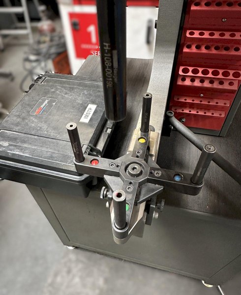 Haeger 618-MSP  w/ IMSTP (Inch/Metric Standard Manual Tooling Package), TPS-Tooling Protection System, Batch Counter, In-tank hydraulic filter system, Variable dwell timer for use with hard material, and Adjustable Stroke 10 to 200mm