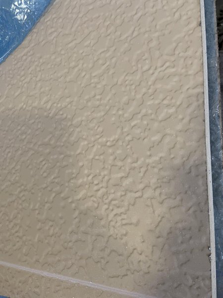 50" WIDE BRADBURY PUMA "STUCCO" DESIGN TWIN-STAND EMBOSSER ROLLS, NEW 2013: STOCK #17004