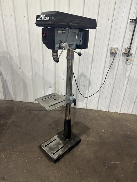 14" DELTA SINGLE SPINDLE DRILL: STOCK #77077