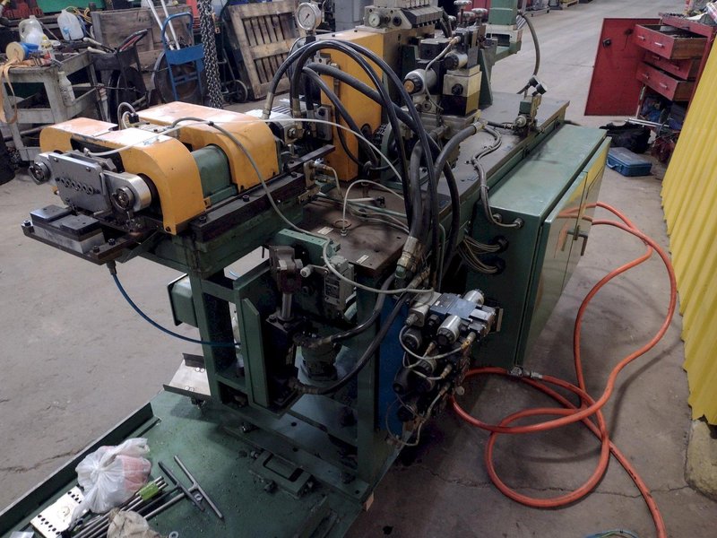 BURR OAK MODEL #VBHB RETURN TUBE BENDER &amp; MODEL #MTCO STRAIGHTENER FEEDER: STOCK #15868