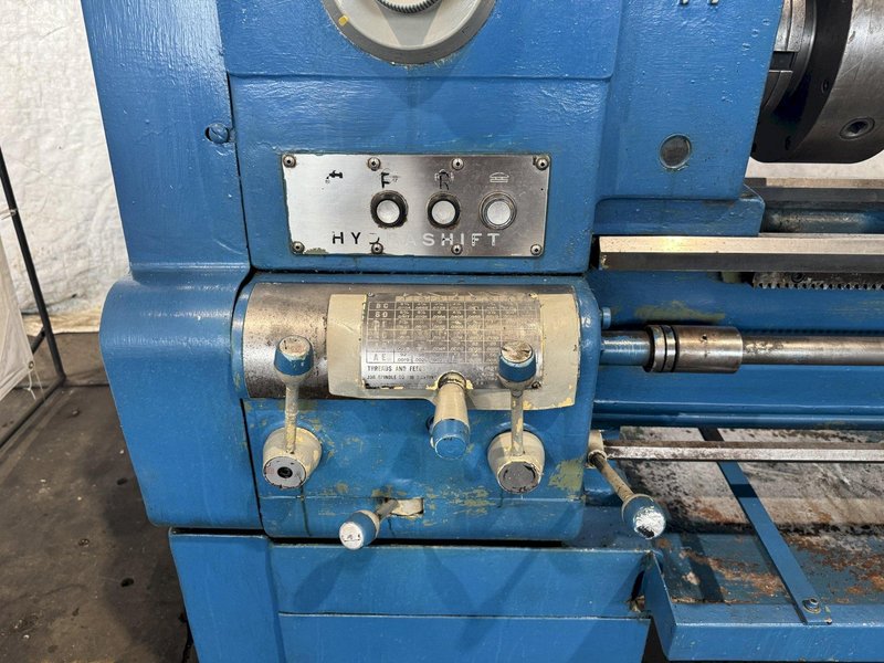 17" x 54" CINCINNATI 17 HYDRASHIFT ENGINE LATHE. STOCK # 0555025.