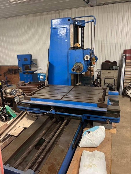 5" GIDDINGS &amp; LEWIS 350-T HORIZONTAL BORING MILL. STOCK # 1115224