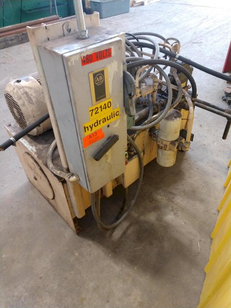 20 HP OILGEAR / RELIANCE MODEL #PVW2SLSAYCNNN PUMP &amp; HYDRAULIC POWER UNIT: STOCK #14981