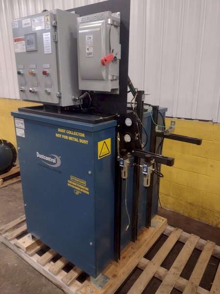 15 HP DUSTCONTROL MODEL #DC-11 &amp; RAF-1600 DUST COLLECTOR SYSTEM: STOCK #17169