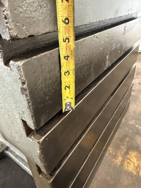 28" W X 28" D X 24" T CARLTON T-SLOTTED DRILL BOX TABLE. STOCK # 0432226