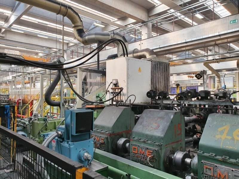 12" OD x 8mm wall OME Tube Mill