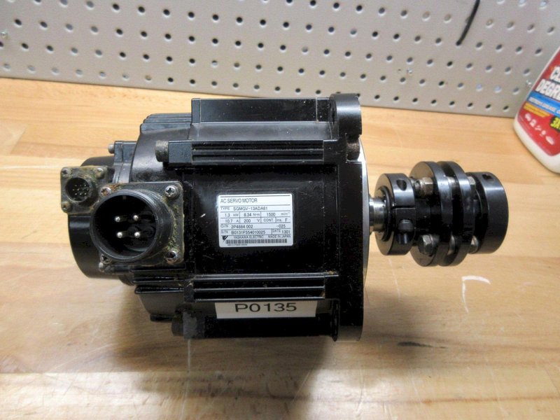Used Haas 62-10013 Yaskawa SGMGV-13ADA61 Servo Motor Sigma 5