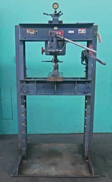 Dake 50-Ton Hydraulic H-Frame Shop Press, 50H