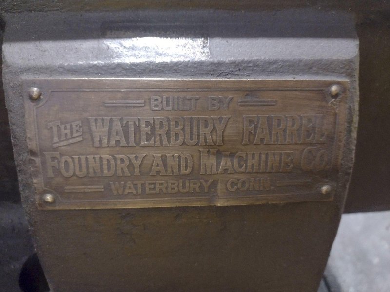 #10 WATERBURY HAND FEED FLAT DIE THREAD ROLLER: STOCK #19734