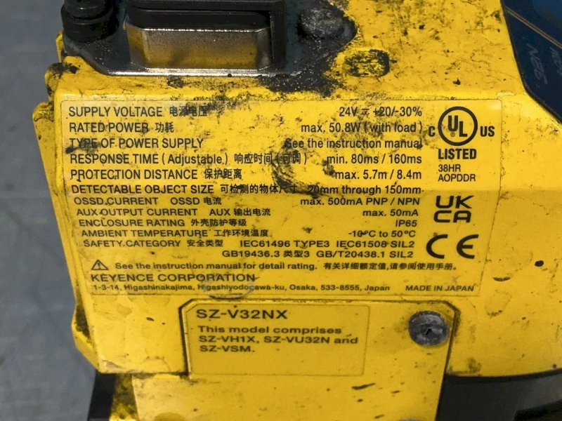Sick Safety Laser Scanner - Sz-v32nx