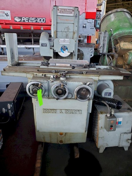 6" x 18" BROWN &amp; SHARPE SURFACE GRINDER. STOCK #0744122.