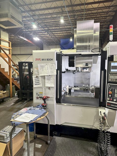 2020 Methods MV-800H CNC Vertical Machining Center with 4th Axis Rotary For Sale