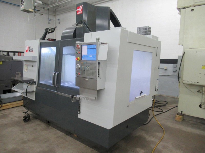 Haas VF-4SS CNC Vertical Machining Center, 50"x20"x25", 12K Spindle, Chip Auger, 4th Axis, 24 ATC