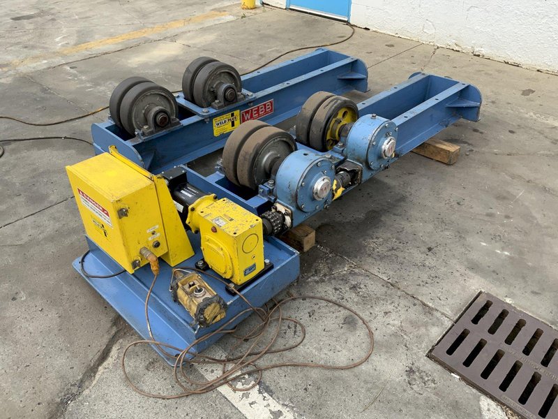 10 TON WEBB MODEL T-18 TANK TURNING ROLLS: STOCK #81377
