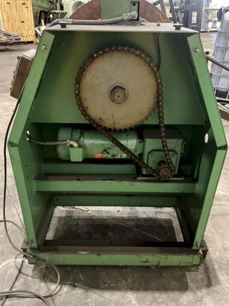 4,000 LBS x 18" COE MODEL #CPR-4018 MOTORIZED UNCOILER COIL REEL: YOBRO #26385