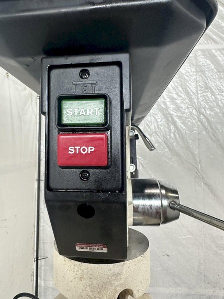 16" JET JDP-17MF DRILL PRESS EQUIPPED WITH PROCURNIER #3 TAPPING ATTACHMENT. STOCK # 0954523
