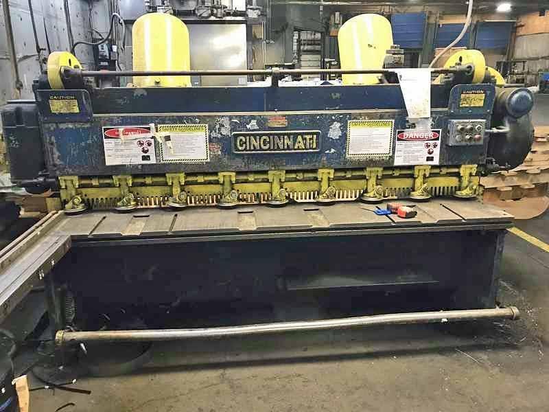 0.187" x 8' Cincinnati Power Sq. Shear