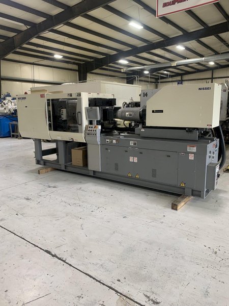 Nissei Used NEX2000-12E Injection Molding Machine, 121 ton, Yr. 2005, 2.6 oz.