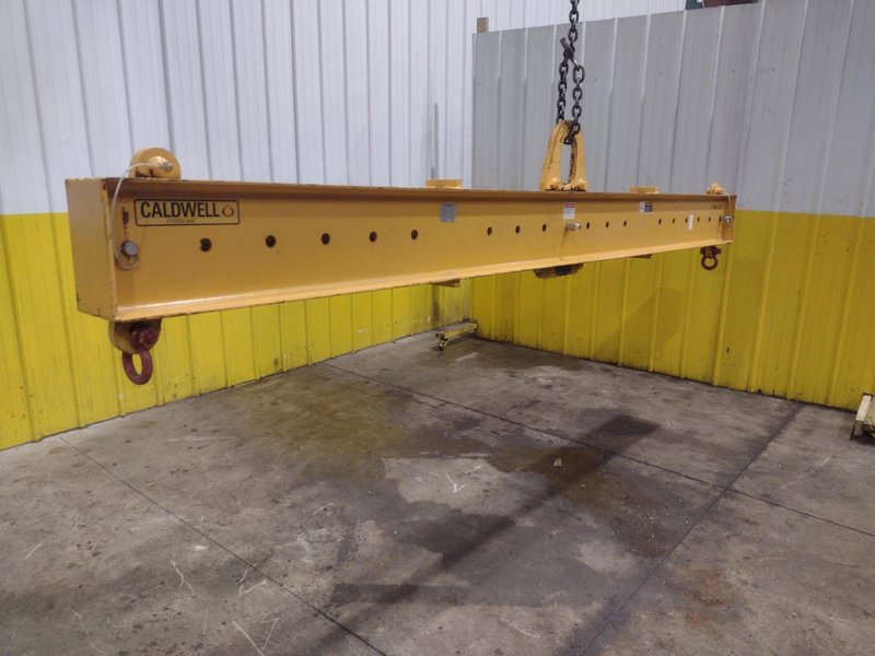 10,000 LBS X 128" X 10" CALDWELL MODEL #17-5-10 SPREADER BAR: YOBRO #24576