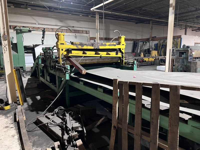 20,000 LB X 72" X 14 GA IOWA-PRECISION/EGAN SLEAR LINE. STOCK # 1088126