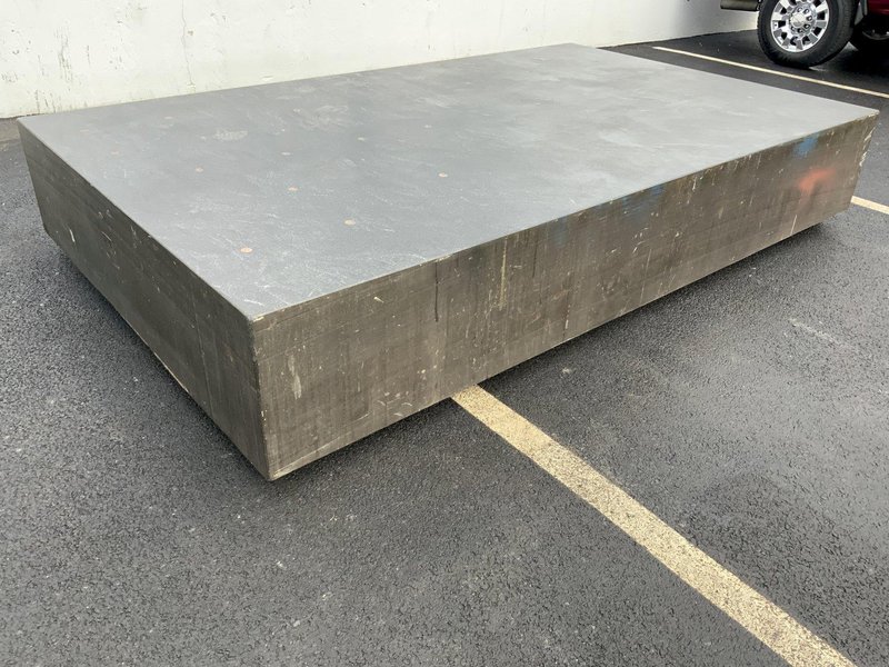 10' X 6' X 18" LAWLEY PRECISION GRANITE SURFACE PLATE: STOCK #80867