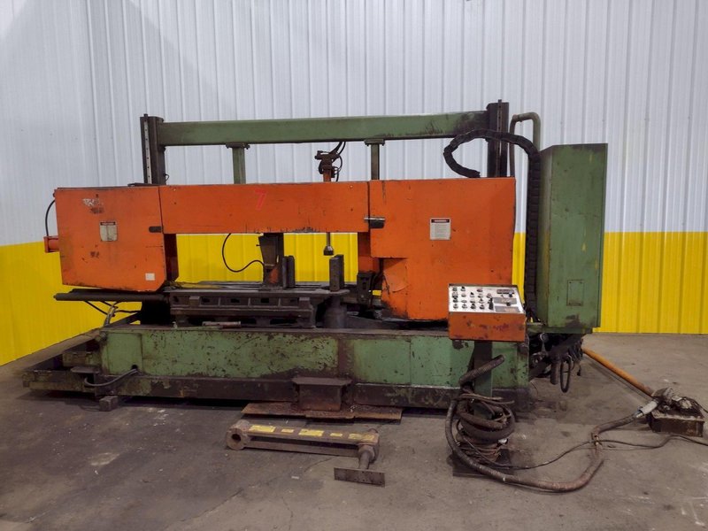50" X 20" PEDDINGHAUS SERIES #1250-510 STRUCTURAL STEEL HORIZONTAL SAW: STOCK #19129
