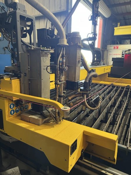 8′ x 20′ Ajan Plasma-Oxy Cutting Table, 2016 – Ajan PP 260A Power Source, 5 Axis