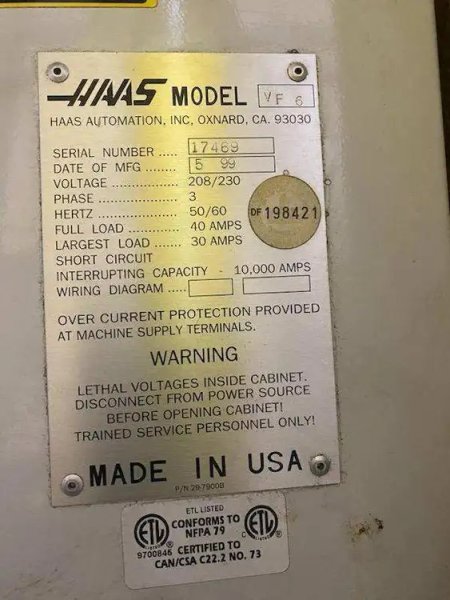 1999 Haas VF-6