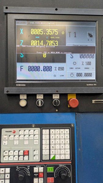 FAT TUR 560MN 2002 Teach-In / Manual-Plus Fagor CNC Lathe 2000mm (~78.7")