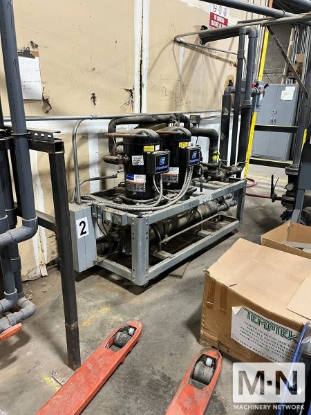 25 TON TEMPTEK MODEL MW25C WATER COOLED CHILLER MFG 2021